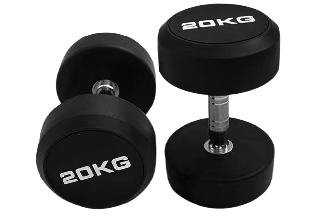 SPS1442 ROUND RUBBER DUMBBELL